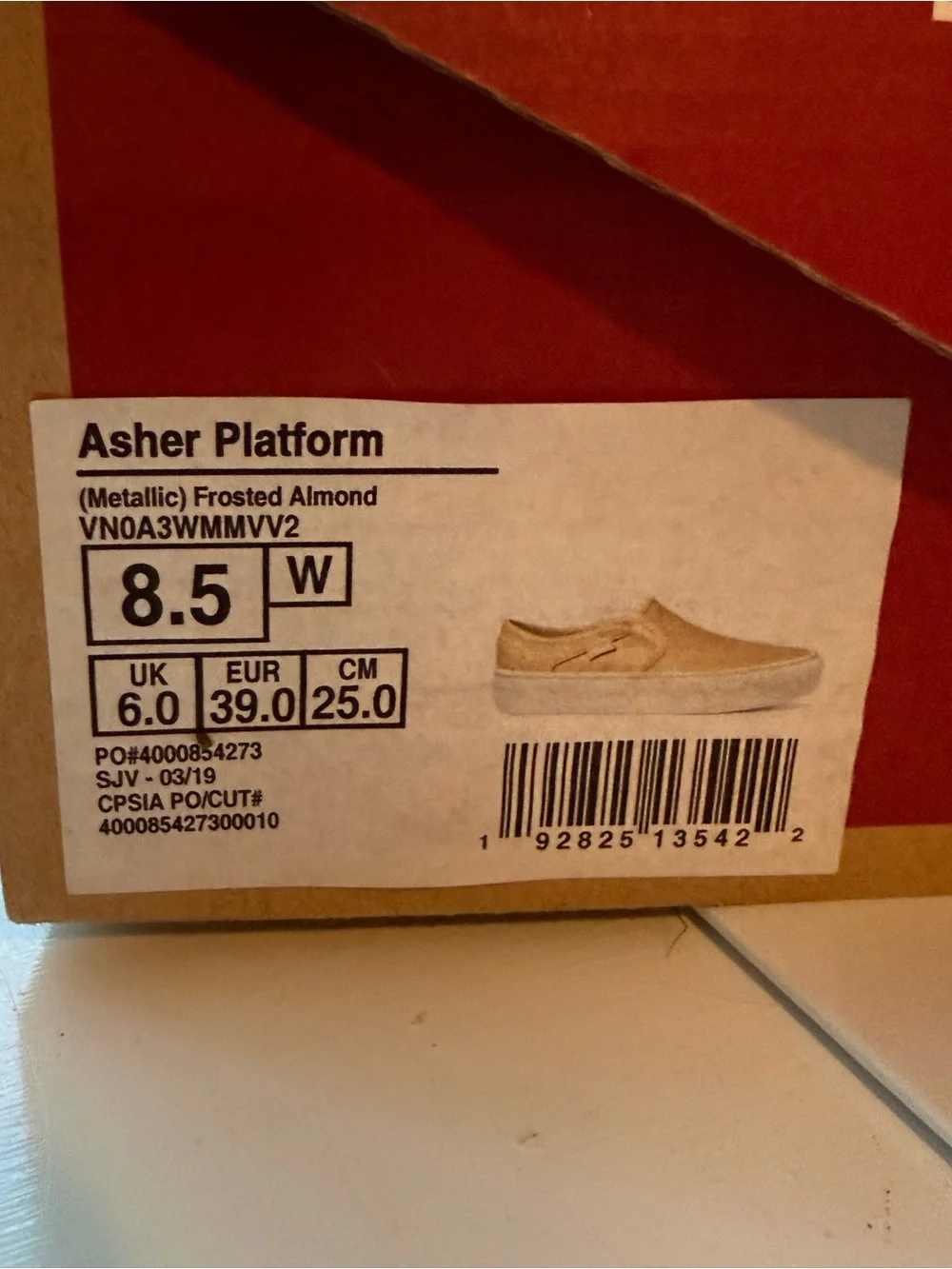 Vans slip loafers